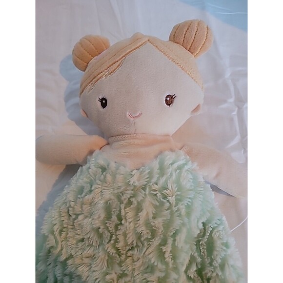 DOUGLAS BABY Lovey Baby Security Blanket Plush Pink Green Girl Mermaid - Picture 5 of 11
